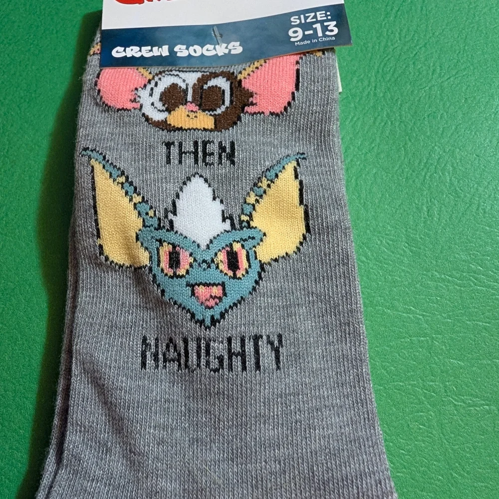 ♥️Brand New Gremlins Socks Crew 9-13